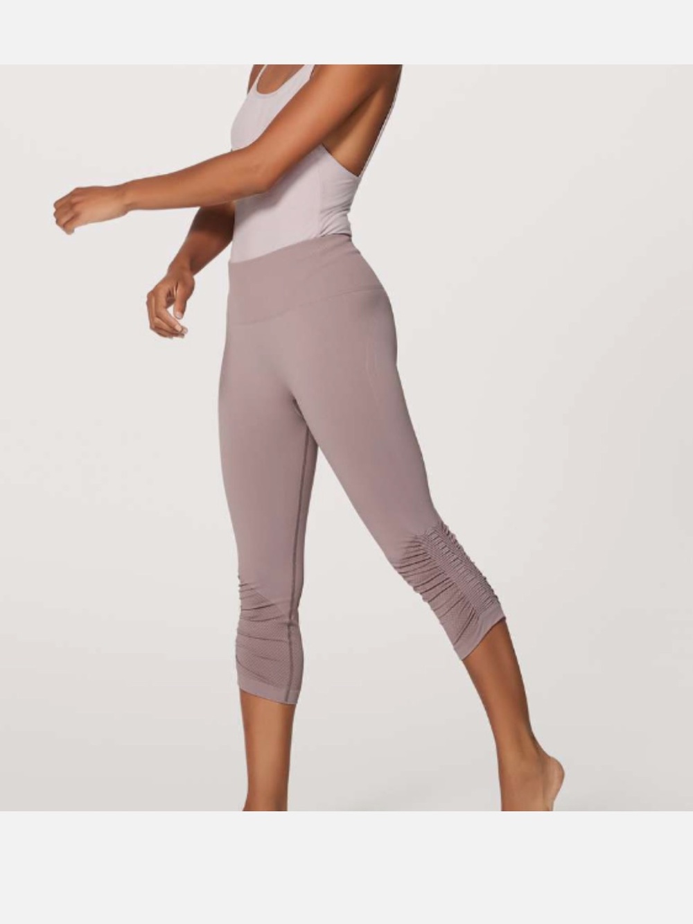 Lululemon x The Class Awakening Ruched Hem Cropped Leggings
